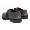 Scarpe stringate in pelle marrone grigio - EU37/US6.5