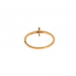 Anello in argento 925 dorato - EU56 - US8