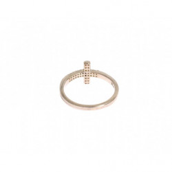 Anello in argento con croce CZ 925 - EU49 - US5