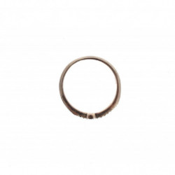 Anello in argento con croce CZ 925 - EU54 - US7