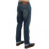 Jeans vestibilità regolare in denim di cotone lavato blu - W34