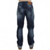 Jeans vestibilità regolare in denim di cotone lavato blu - W34