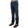 Jeans slim fit in denim di cotone lavato blu - W34