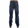 Jeans slim fit in denim di cotone lavato blu - W34