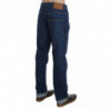 Jeans larghi larghi in cotone lavato blu - W34