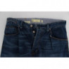 Jeans larghi larghi in cotone lavato blu - W34