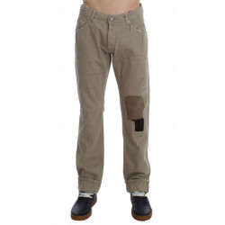 Jeans patchwork di cotone...