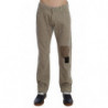 Jeans patchwork di cotone beige - W34