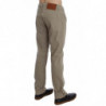 Jeans patchwork di cotone beige - W34