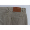 Jeans patchwork di cotone beige - W34