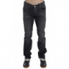 Jeans slim fit regolari in cotone grigio - W34