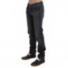 Jeans slim fit regolari in cotone grigio - W34
