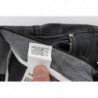 Jeans slim fit regolari in cotone grigio - W34