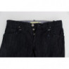 Jeans dritti dalla vestibilità regolare in cotone blu - W34