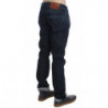 Jeans dalla vestibilità dritta regolare in cotone lavato blu - W34