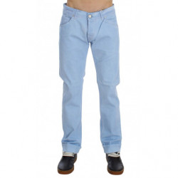 Jeans a vita bassa elasticizzati in cotone blu - W29
