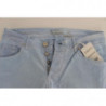 Jeans a vita bassa elasticizzati in cotone blu - W29
