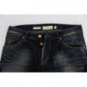 Jeans dritti a vita bassa con lavaggio blu - W34