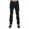 Jeans dal taglio dritto in denim di cotone verde elasticizzato - W34