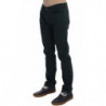 Jeans dal taglio dritto in denim di cotone verde elasticizzato - W34