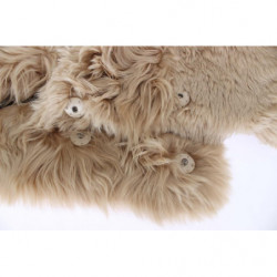 Sciarpa con colletto in alpaca beige - IT40 - XS