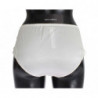 Mutandine intimo elasticizzato in raso bianco - IT1 - XS