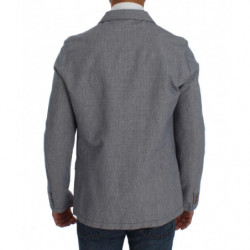 Blazer blu doppiopetto dalla vestibilità regolare - IT50 - L