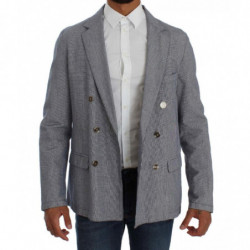 Blazer blu doppiopetto dalla vestibilità regolare - IT50 - L