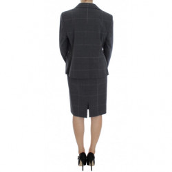 Completo abito tubino elasticizzato grigio - IT50 - XXL