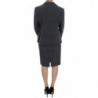 Completo abito tubino elasticizzato grigio - IT50 - XXL