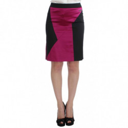 Gonna e blazer da completo a due pezzi rosa nero - IT42-M