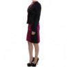 Gonna e blazer da completo a due pezzi rosa nero - IT40-S