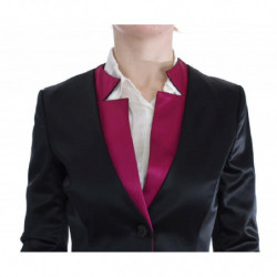 Gonna e blazer da completo a due pezzi rosa nero - IT40-S