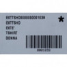 Camicetta con collo alto in nylon dorato - IT44 - M