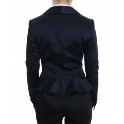 Giacca blazer monopetto blu a tre bottoni - IT40-S