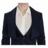 Giacca blazer monopetto blu a tre bottoni - IT40-S