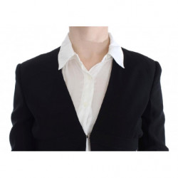 Gonna e blazer da completo a due pezzi blu nero - IT42-M