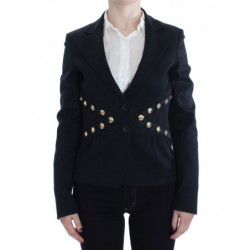 Giacca blazer con borchie...