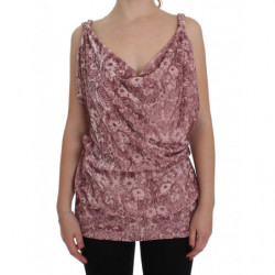 Top blusa in viscosa seta...