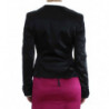 Giacca blazer elasticizzata rosa nera - IT40-S