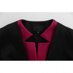 Giacca blazer elasticizzata rosa nera - IT40-S