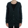 Maglione cardigan abbottonato verde - IT42-M