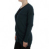 Maglione cardigan abbottonato verde - IT42-M
