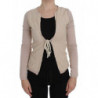 Maglione avvolgente in pizzo floreale rosa - IT42-M