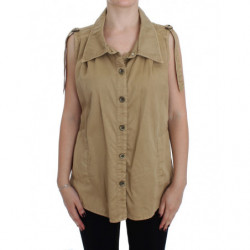 Camicia senza maniche in...