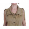 Camicia senza maniche in cotone beige - IT42 - S