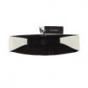 Fascia da smoking in seta bianca con cintura larga - IT44 - XS