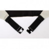 Fascia da smoking in seta bianca con cintura larga - IT44 - XS