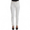 Jeans slim fit in misto cotone bianco - W26