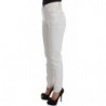 Jeans slim fit in misto cotone bianco - W26